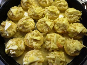 Stage 2 ready for the oven